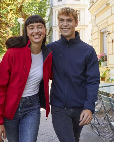 Classic Softshell Jacket, Musta