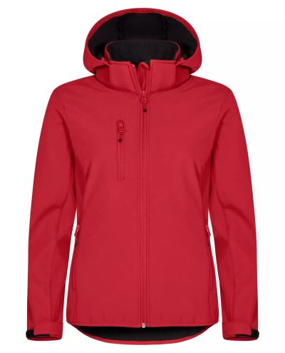 Classic Softshell Hoody Women, Punainen