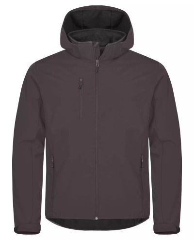 Classic Softshell Hoody, Dark Grey