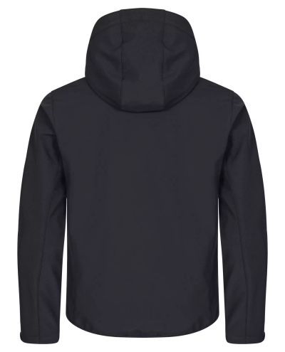 Classic Softshell Hoody, Musta