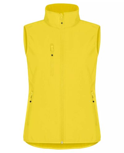 Classic Softshell Vest Women, Keltainen