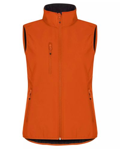 Classic Softshell Vest Women, Oranssi
