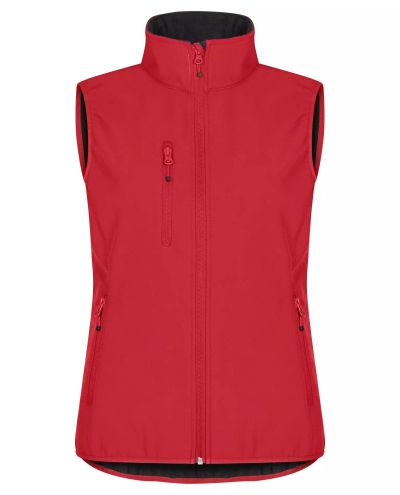 Classic Softshell Vest Women, Punainen