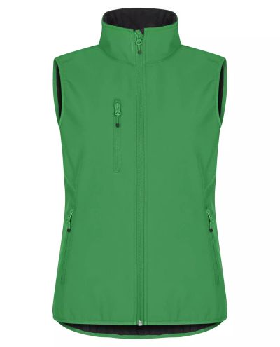 Classic Softshell Vest Women, Omenanvihreä