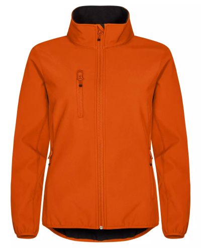 Classic Softshell Jacket Women, Oranssi