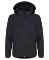 Classic Softshell Jacket Junior, Musta
