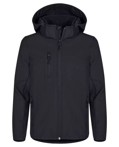 Classic Softshell Jacket Junior, Musta