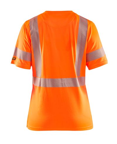 Naisten Highvis T-Paita, Huomio Oranssi