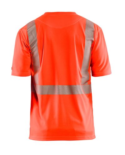 Highvis T-Paita Uv-Suoja, Huomiopunainen