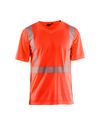 Highvis T-Paita Uv-Suoja, Huomiopunainen