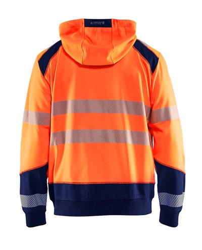 Highvis Vetoketjuhuppari, Huomio Oranssi/Mariininsininen