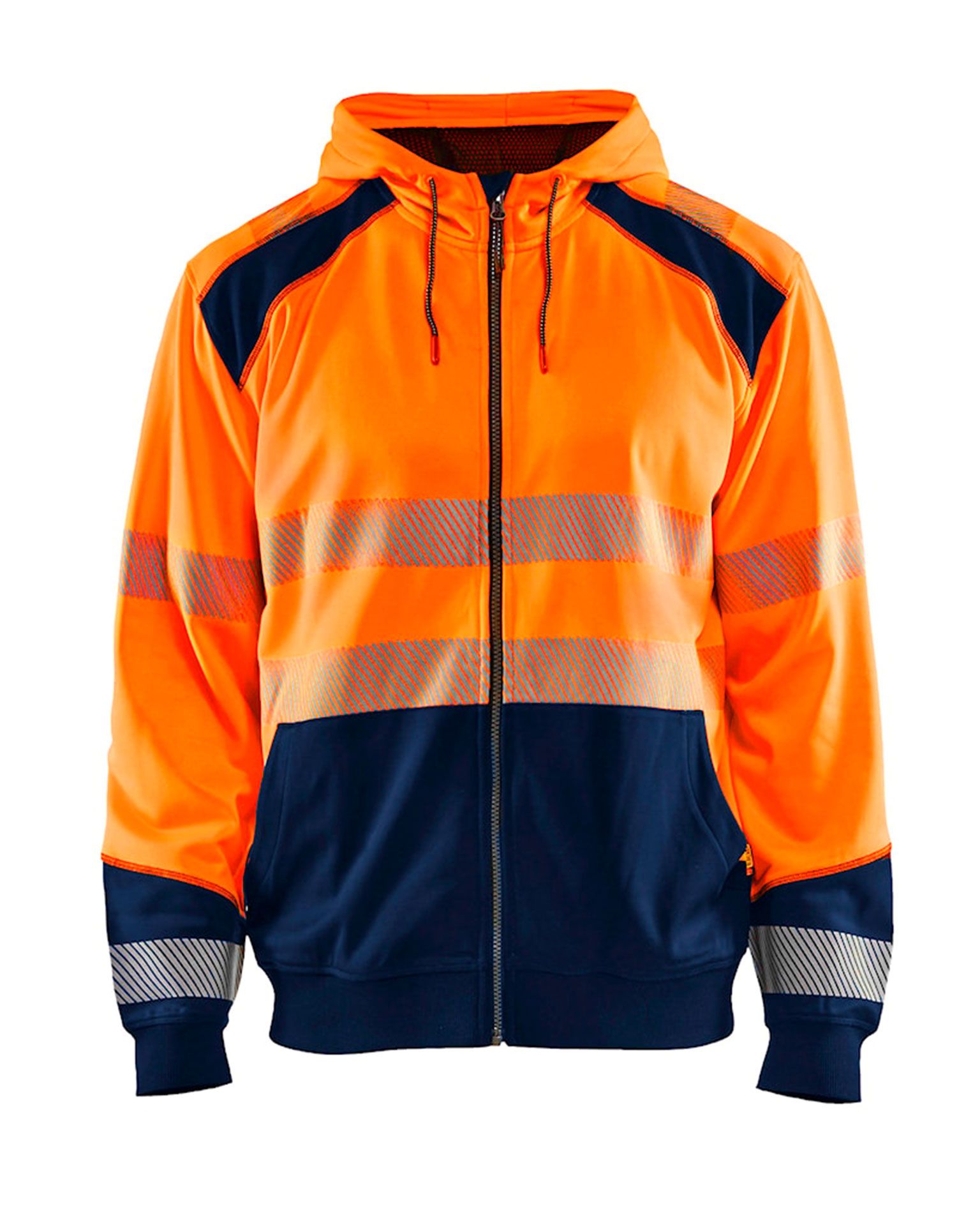 Highvis Vetoketjuhuppari, Huomio Oranssi/Mariininsininen