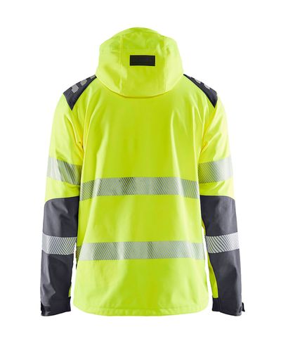 Highvis Softshelltakki, Huomiokeltainen/Grafiitinharmaa