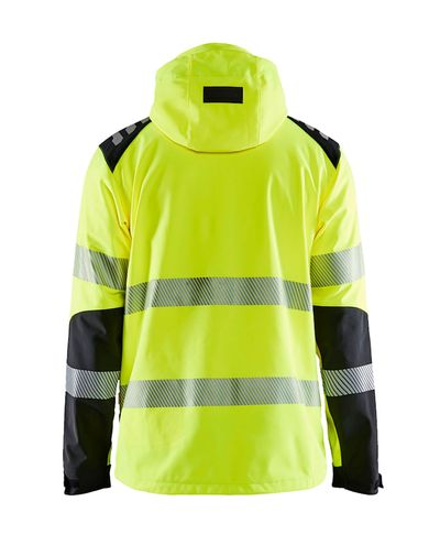 Highvis Softshelltakki, Huomiokeltainen/Musta