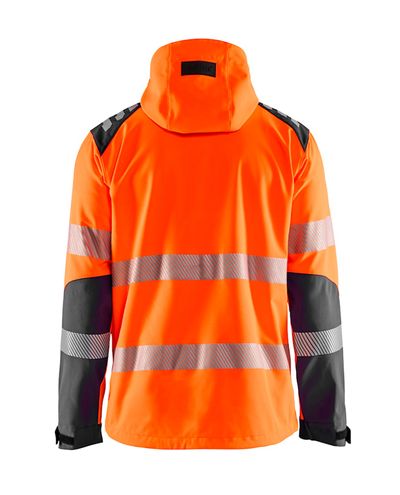 Highvis Softshelltakki, Huomio Oranssi/Grafiitinharmaa