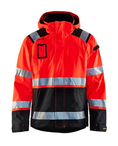 4987 Highvis Kuoritakki, Huomiopunainen/Musta