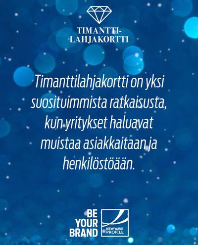 Timanttilahjakortti 49€