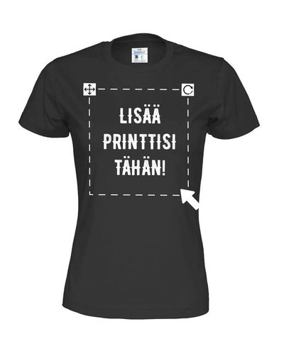 Naisten Luomu T-paita, Musta