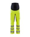 Highvis Äitiyshousut 4-way stretch, Huomiokeltainen/Musta