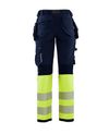 Naisten Highvis Riipputaskuhousut 4-Way Stretch, Mariininsininen