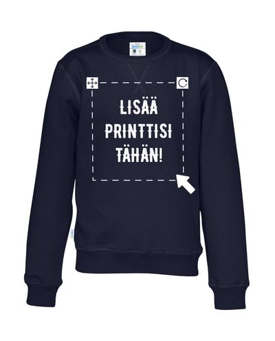 Lasten Luomu collegepaita, Navy