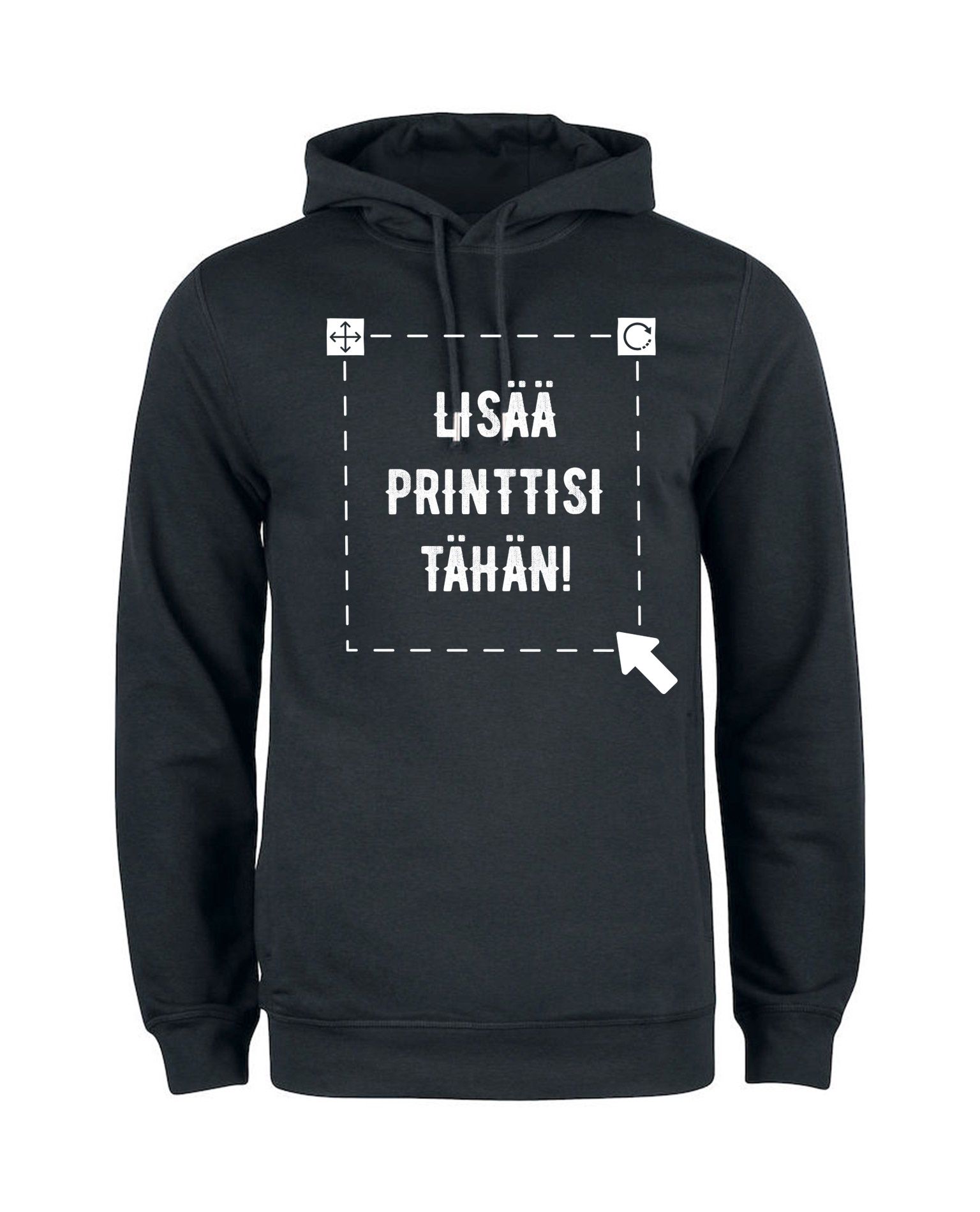 Premium OC Hoody, Musta