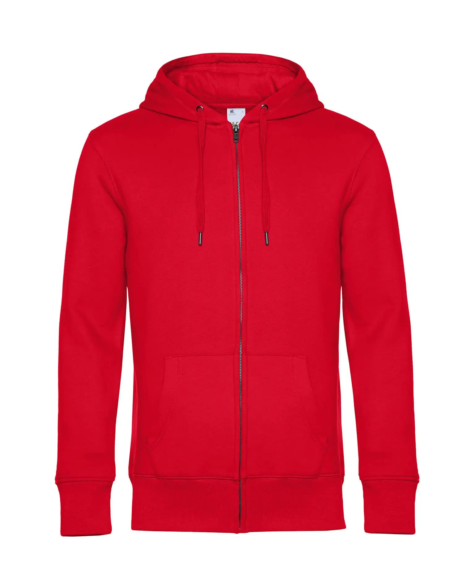 KING Zipped Hooded Sweat, Red