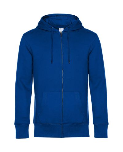 KING Zipped Hooded Sweat, Royal Blue