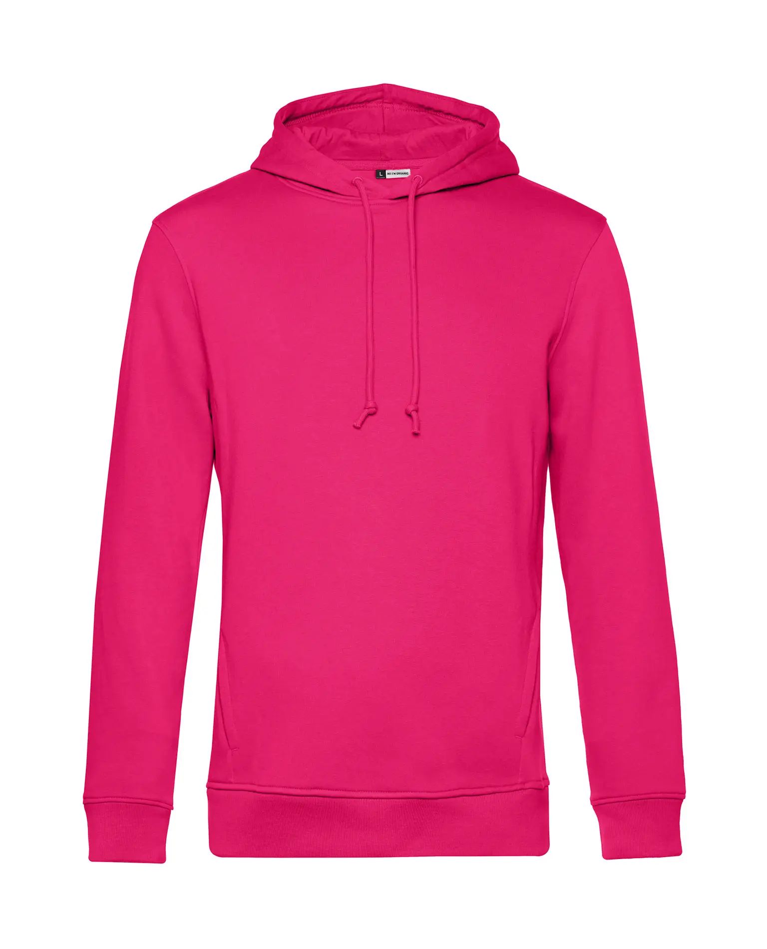 Miesten Orgaaninen Huppari, Magenta Pink