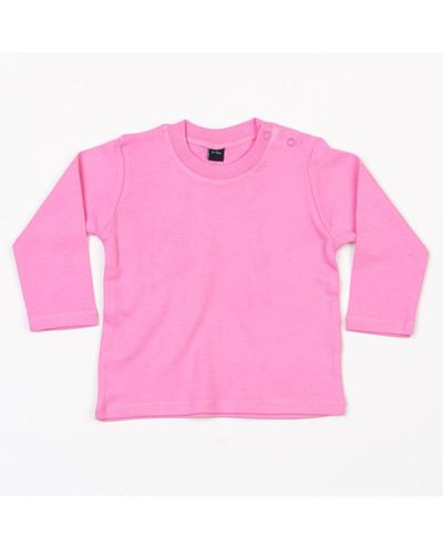 Vauvojen Pitkähihainen T-paita (vain koko 6-12kk), Pinkki