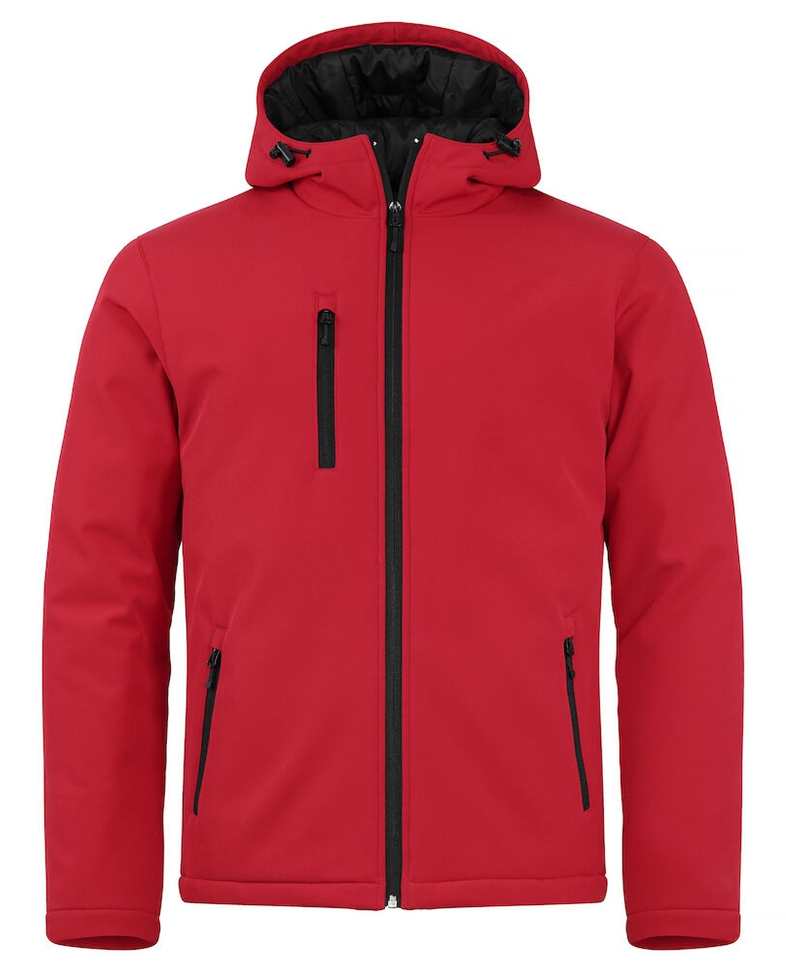 Clique Padded Hoody Softshell, Punainen