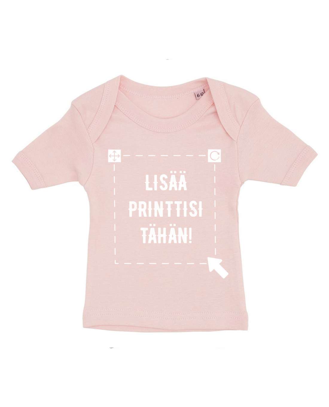 ST105 T-paita Vauvalle, Vaaleanpunainen