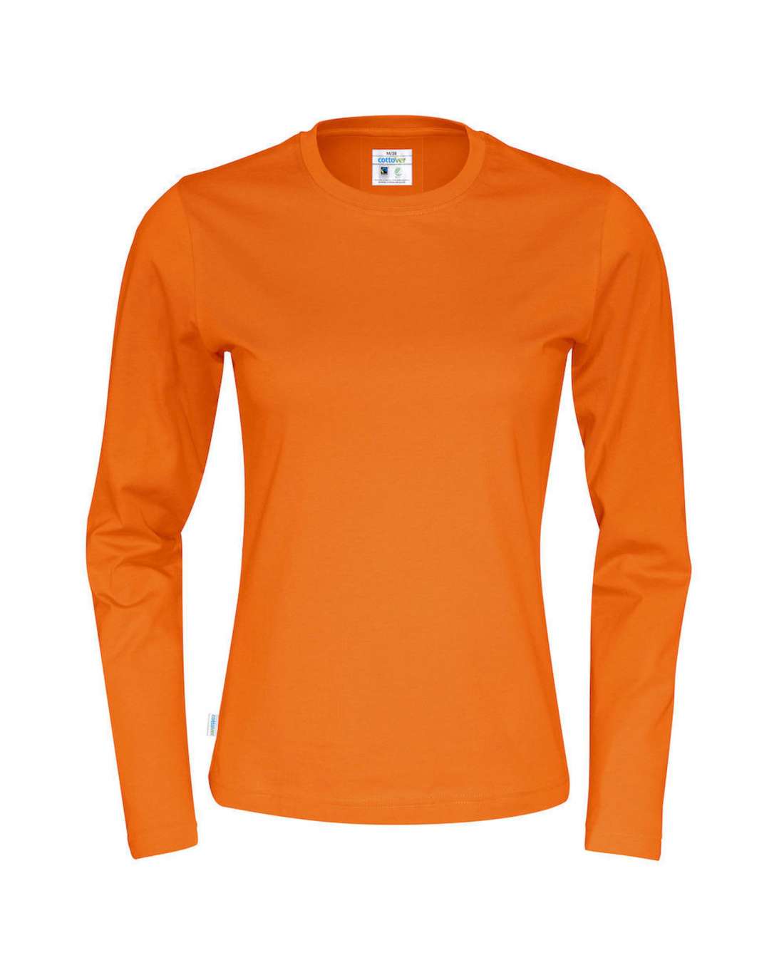 Cottover Naisten pitkähihainen T-paita, Oranssi