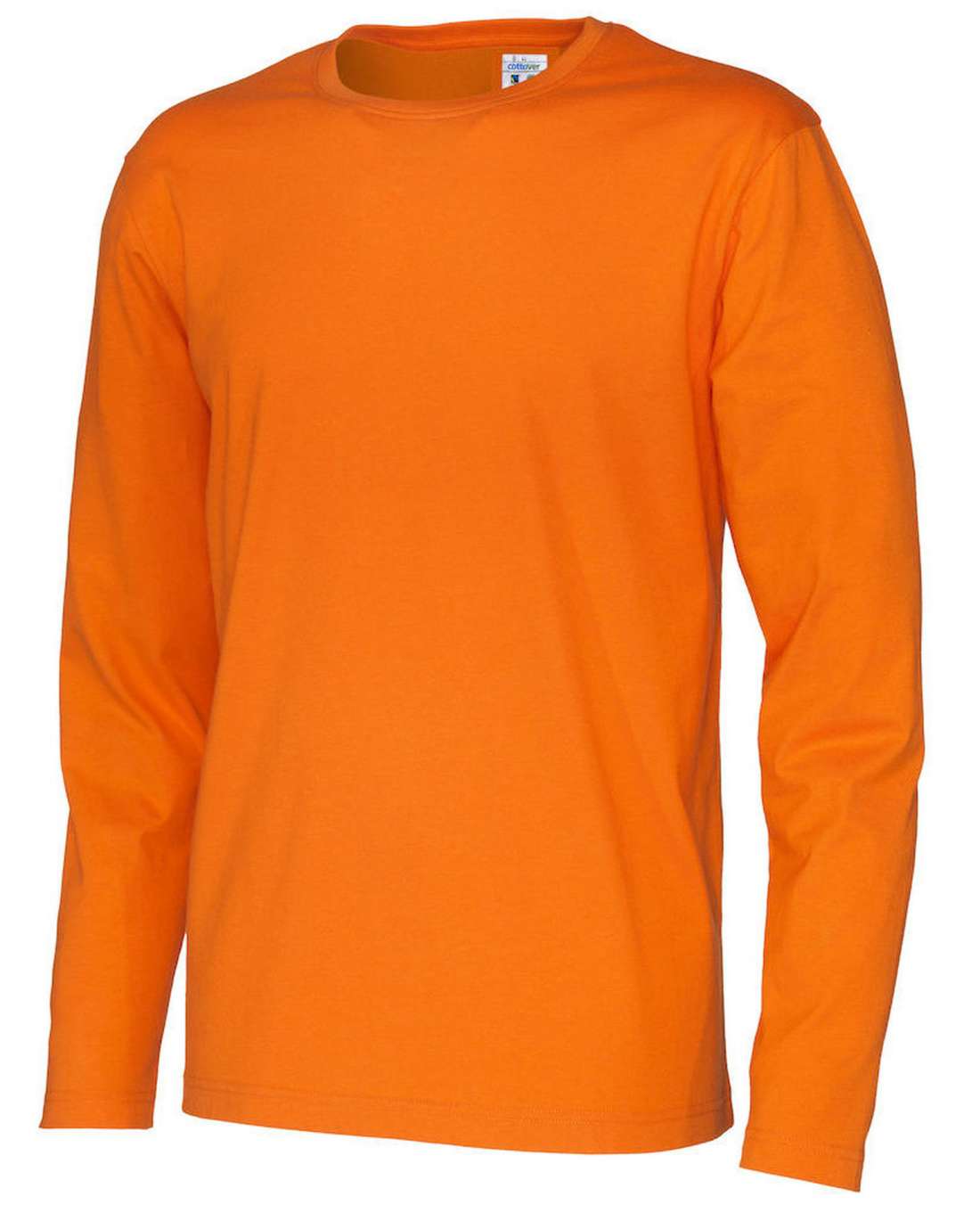Cottover Miesten pitkähihainen T-paita, Oranssi