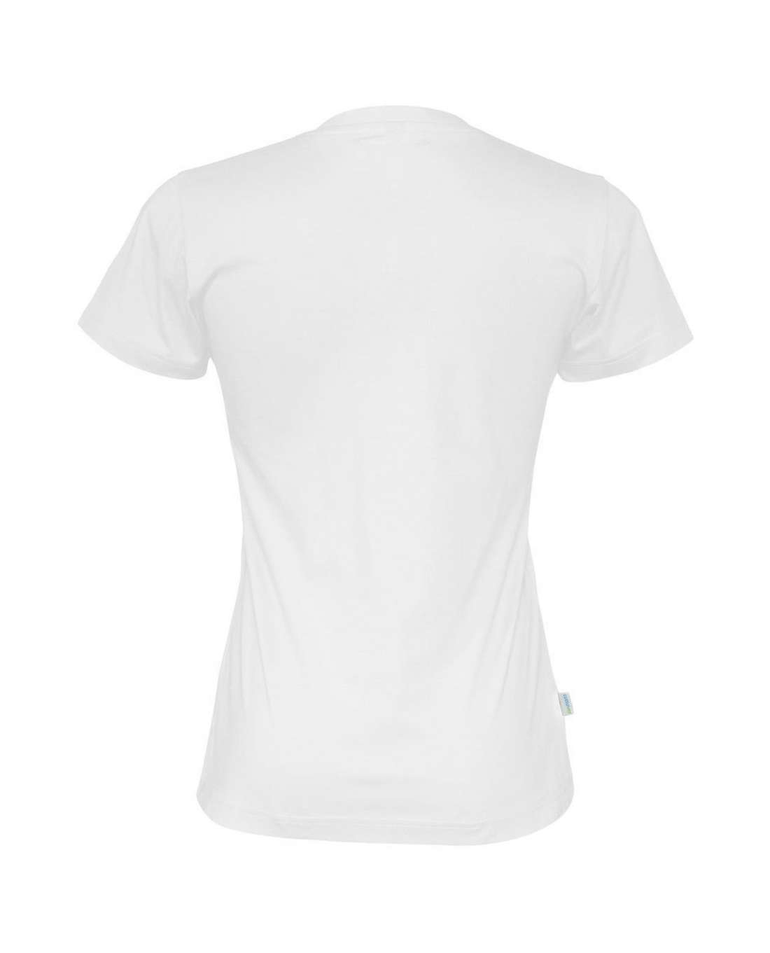 Cottover Naisten T-paita, v-aukko, Valkoinen