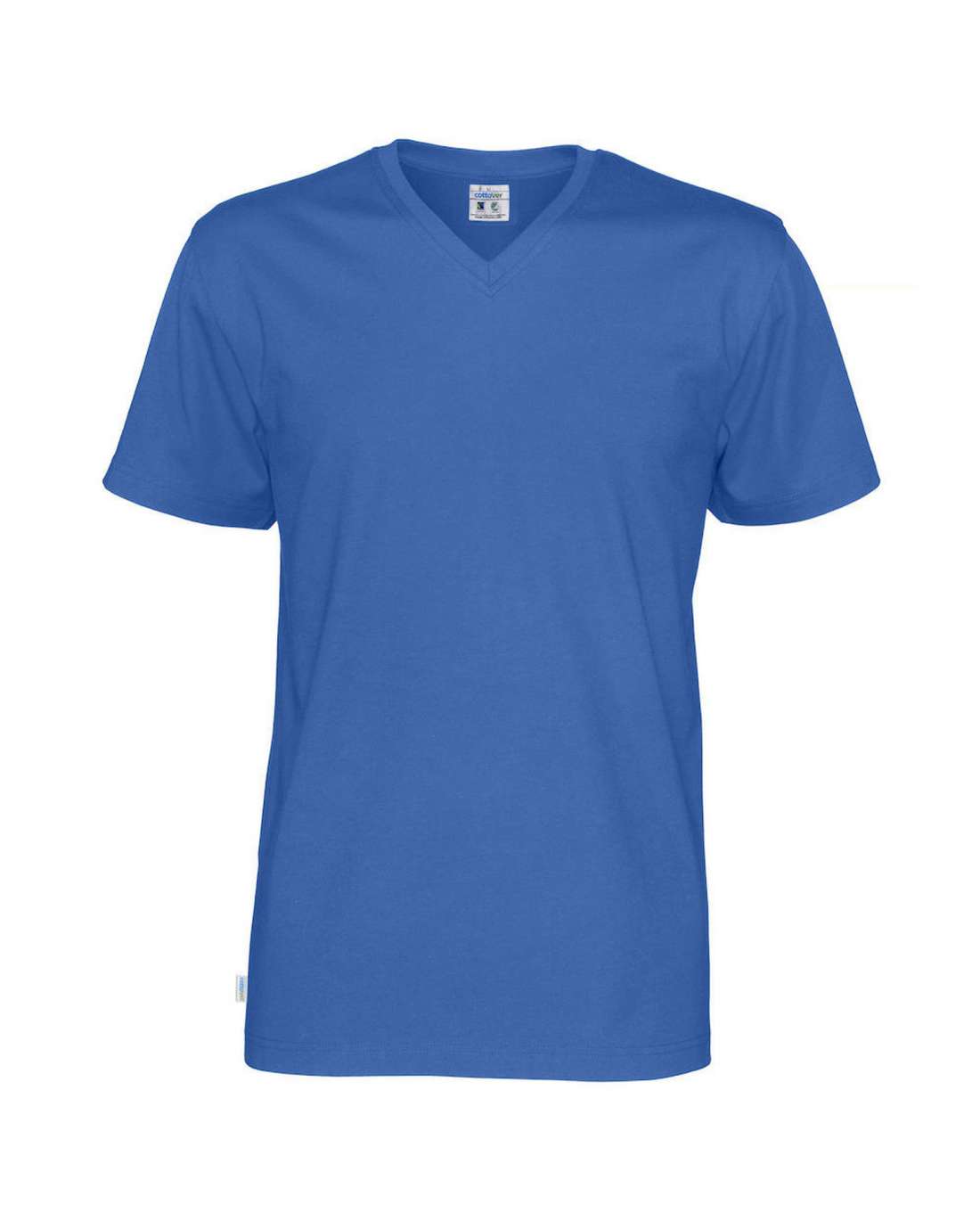Cottover Miesten T-paita, v-aukko, Sininen