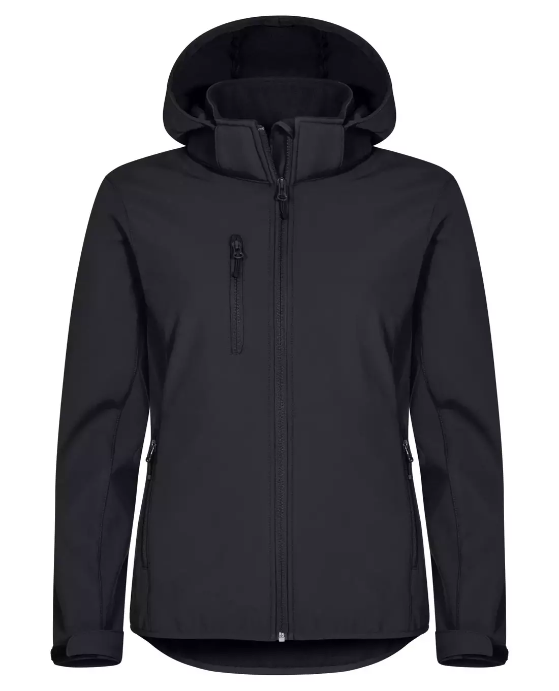 Clique Classic Softshell Hoody Women, Musta