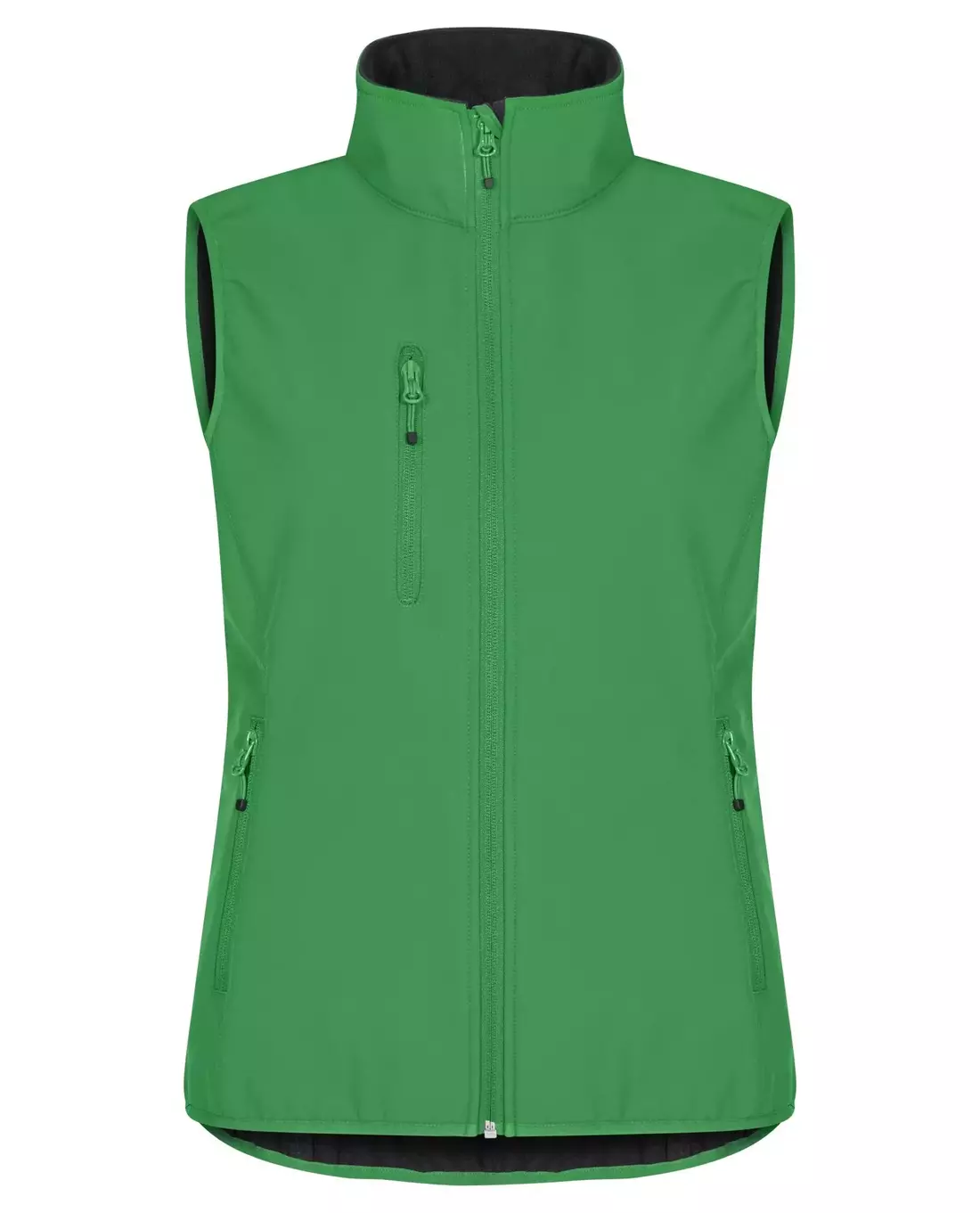 Clique Classic Softshell Vest Women, Omenanvihreä