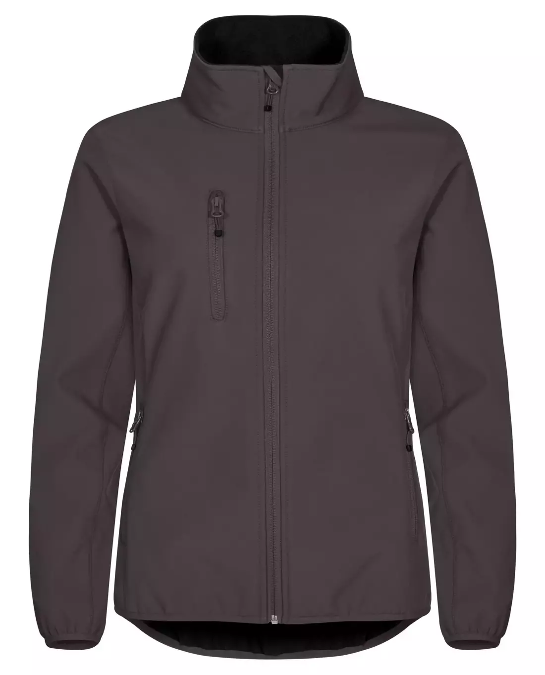 Clique Classic Softshell Jacket Women, Tummanharmaa