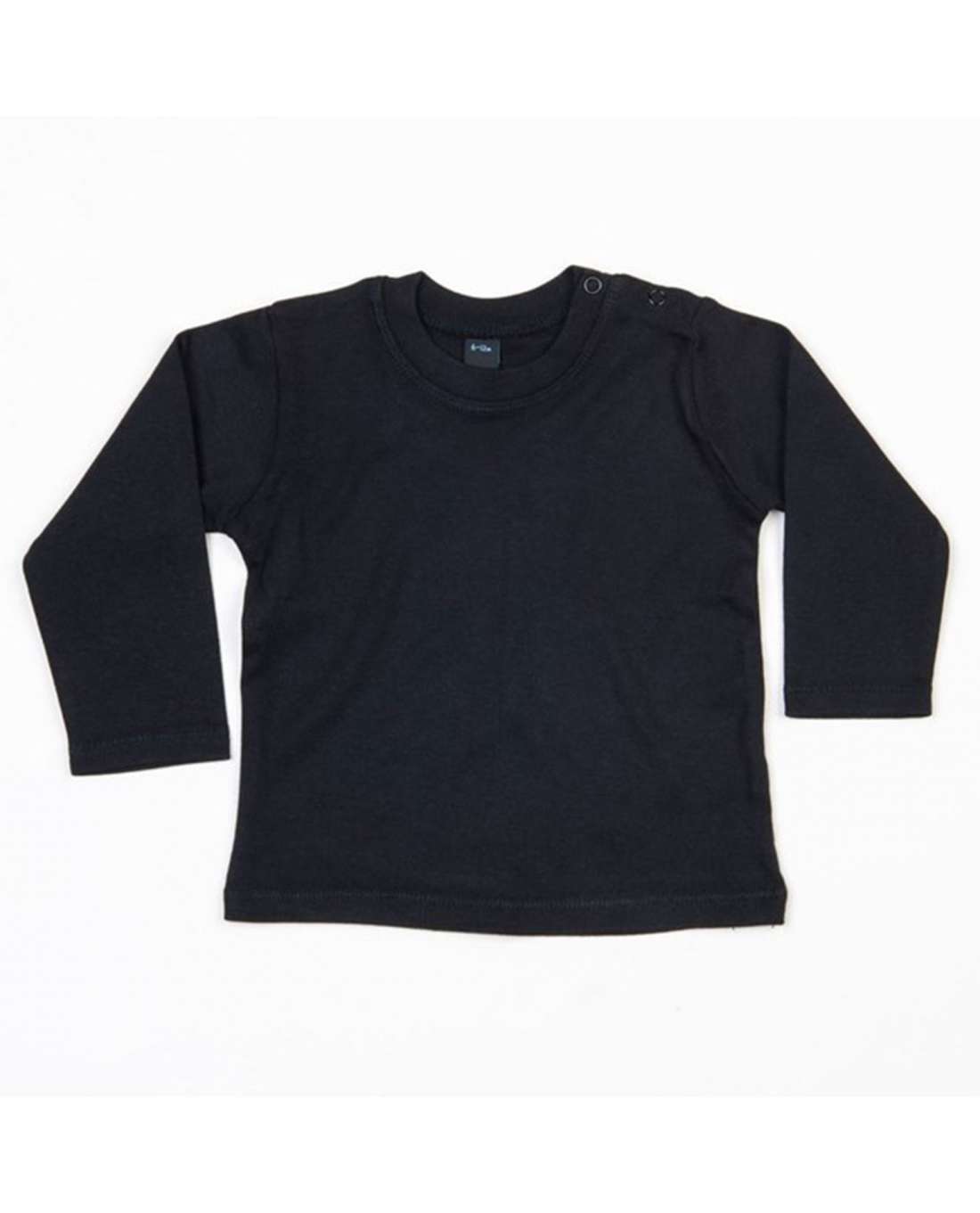 Mantis Vauvojen Pitkähihainen T-paita (vain koko 6-12kk), Musta